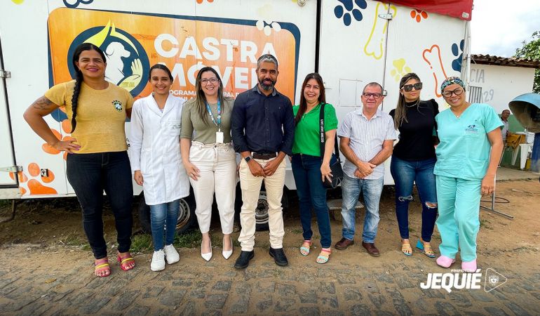 Prefeitura de Jequié amplia ações do castramóvel com orientações sobre guarda responsável e saúde animal